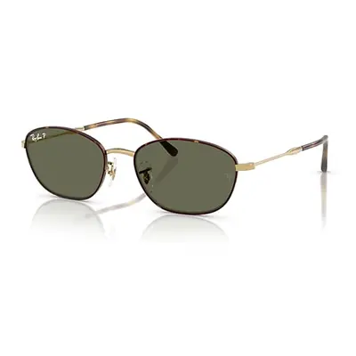 Ray-Ban Sunglasses Woman Rb3749 - Gold Frame Green Lenses Polarized 58-18