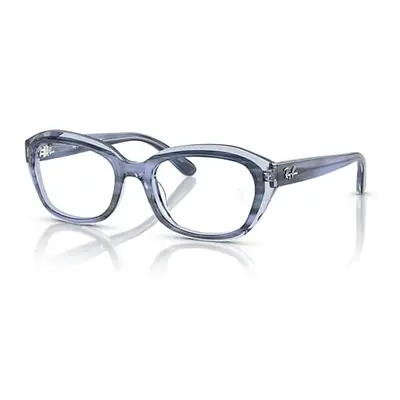 Ray-Ban Eyeglasses Children Rb1636 Optics Kids - Striped Blue On Transparent Blue Frame Clear Le