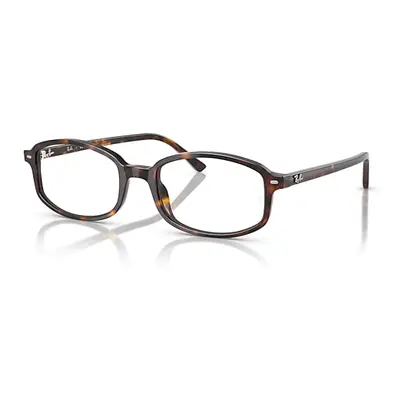 Ray-Ban Eyeglasses Unisex Sam Optics - Havana Frame Clear Lenses Polarized 54-19