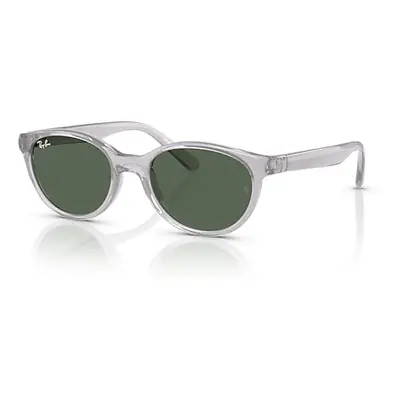 Ray-Ban Sunglasses Children Rb9080s Kids Bio-based - Transparent Grey Frame Green Lenses 45-16