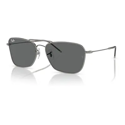 Ray-Ban Sunglasses Unisex Caravan Reverse - Gunmetal Frame Grey Lenses 61-15