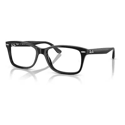 Ray-Ban Eyeglasses Unisex Rb5428 Optics - Black Frame Clear Lenses Polarized 53-17