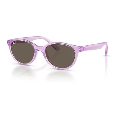 Ray-Ban Sunglasses Children Rb9080s Kids Bio-based - Transparent Violet Frame Brown Lenses 45-16