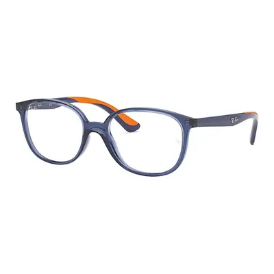 Ray-Ban Eyeglasses Children Rb1598 Optics Kids - Blue Frame Clear Lenses Polarized 49-16