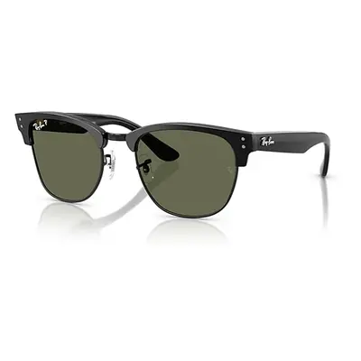 Ray-Ban Sunglasses Unisex Clubmaster Reverse - Black Frame Green Lenses Polarized 51-21