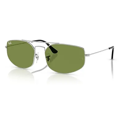 Ray-Ban Sunglasses Unisex Explorer V - Silver Frame Green Lenses 57-17