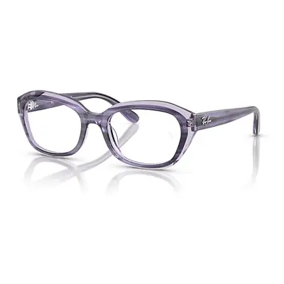 Ray-Ban Eyeglasses Children Rb1636 Optics Kids - Striped Violet On Transparent Violet Frame Clea