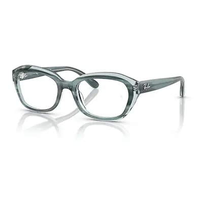 Ray-Ban Eyeglasses Children Rb1636 Optics Kids - Striped Green On Transparent Green Frame Clear 