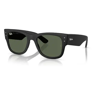 Ray-Ban Sunglasses Unisex Mega Wayfarer Liteforce - Sand Black Frame Green Lenses 52-21