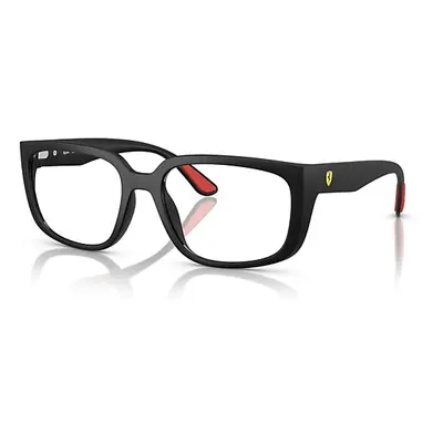 Ray-Ban Eyeglasses Unisex Rb4443vm Optics Scuderia Ferrari Collection - Matte Black Frame Clear 