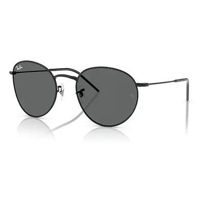 Ray-Ban Sunglasses Unisex Round Reverse - Black Frame Grey Lenses 55-21