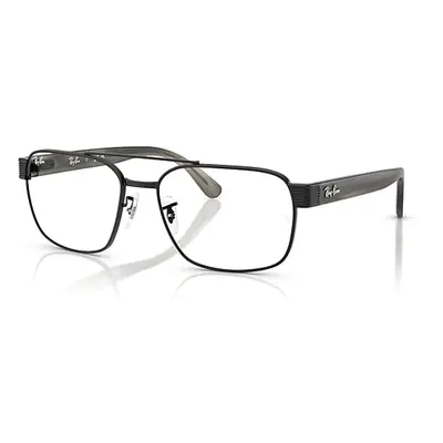 Ray-Ban Eyeglasses Unisex Rb3751v Optics - Havana Grey Frame Clear Lenses Polarized 58-17