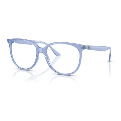 Ray-Ban Eyeglasses Woman Rb4378v Optics - Opal Light Blue Frame Clear Lenses Polarized 54-16