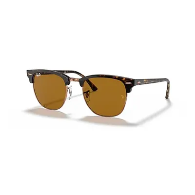 Ray-Ban Sunglasses Unisex Clubmaster Classic - Havana Frame Brown Lenses 49-21