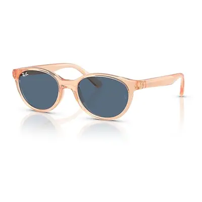 Ray-Ban Sunglasses Children Rb9080s Kids Bio-based - Transparent Orange Frame Blue Lenses 45-16