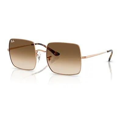 Ray-Ban Sunglasses Woman Square 1971 Classic - Rose Gold Frame Brown Lenses 54-19