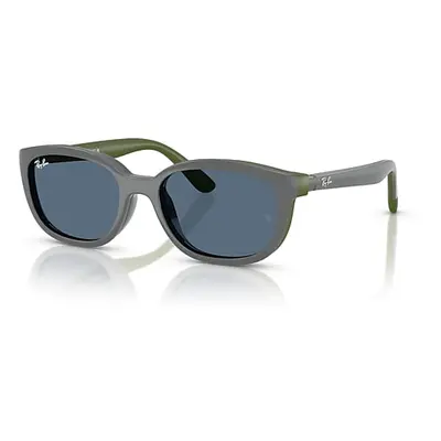 Ray-Ban Clipon Children Rb1632 Clip-on Kids Bio-based - Dark Grey On Rubber Green Frame Blue Len