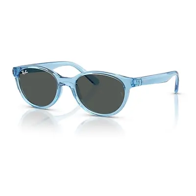 Ray-Ban Sunglasses Children Rb9080s Kids Bio-based - Transparent Blue Frame Grey Lenses 45-16