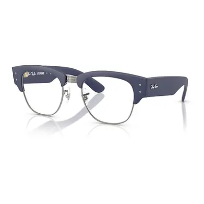 Ray-Ban Eyeglasses Unisex Mega Clubmaster Optics Liteforce - Sand Blue Frame Clear Lenses Polari