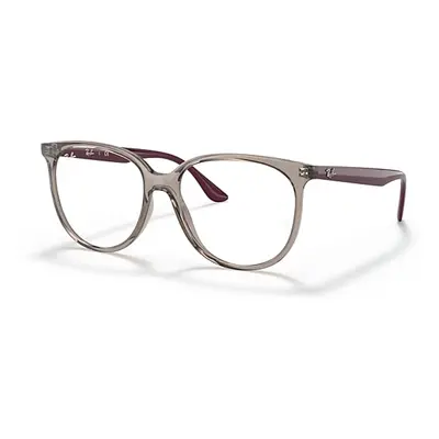 Ray-Ban Eyeglasses Woman Rb4378v Optics - Bordeaux Frame Clear Lenses Polarized 52-16