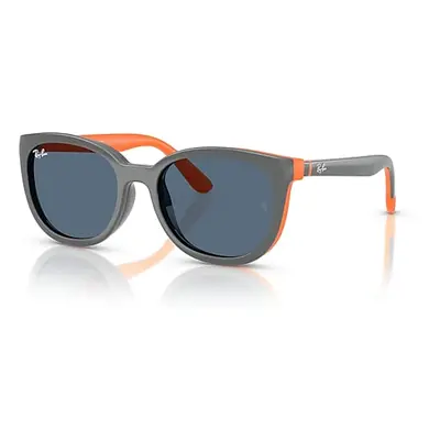 Ray-Ban Clipon Children Rb1631 Clip-on Kids Bio-based - Dark Grey On Rubber Orange Frame Blue Le