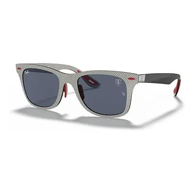 Ray-Ban Sunglasses Unisex Rb8395m Scuderia Ferrari Collection - Dark Grey Frame Grey Lenses 52-2