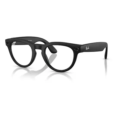 Ray-Ban AI Glasses | Meta Headliner Unisex Black Frame Grey Lenses 50-23 Facebook Glasses