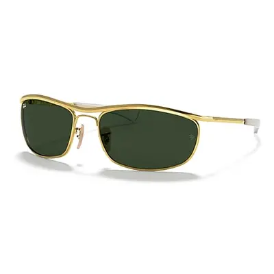 Ray-Ban Sunglasses Unisex Olympian I Deluxe - Arista Gold Frame Green Lenses 62-18