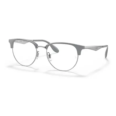 Ray-Ban Eyeglasses Unisex Rb6396 Optics - Silver Frame Clear Lenses 51-19