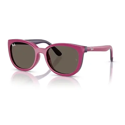 Ray-Ban Clipon Children Rb1631 Clip-on Kids Bio-based - Fucsia On Rubber Violet Frame Brown Lens