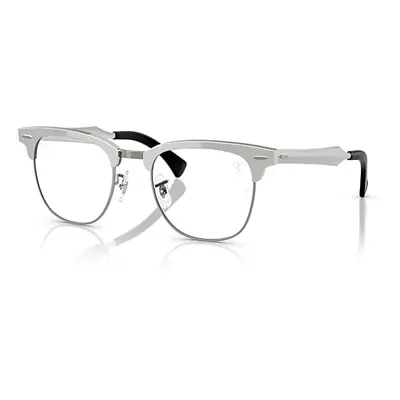 Ray-Ban Eyeglasses Unisex Rb4443vm Optics Scuderia Ferrari Collection - Brushed Silver Frame Cle