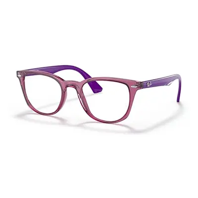 Ray-Ban Eyeglasses Children Rb1601 Optics Kids - Violet Frame Clear Lenses Polarized 48-18