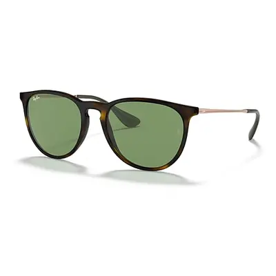 Ray-Ban Sunglasses Woman Erika Color Mix - Havana Frame Green Lenses 54-18