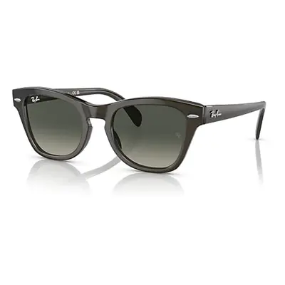 Ray-Ban Sunglasses Unisex Rb0707s - Transparent Olive Green Frame Grey Lenses 53-21