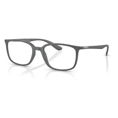 Ray-Ban Eyeglasses Unisex Rb7208 Optics - Grey Frame Clear Lenses Polarized 54-18