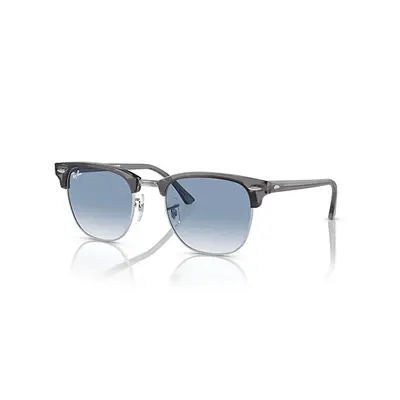 Ray-Ban Sunglasses Unisex Clubmaster X The Ones - Transparent Grey Frame Blue Lenses 51-21