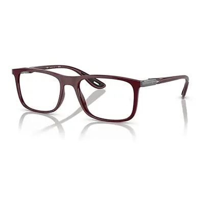 Ray-Ban Eyeglasses Man Rb7222m Optics Scuderia Ferrari Collection - Dark Red Frame Clear Lenses 