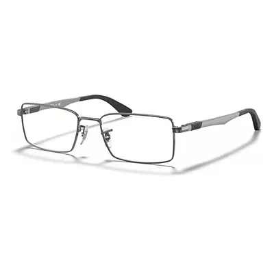 Ray-Ban Eyeglasses Unisex Rb6275 Optics - Gunmetal Frame Clear Lenses 52-17