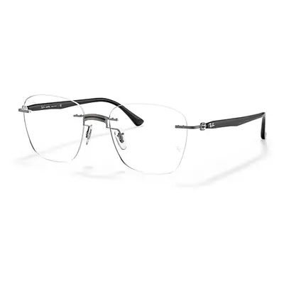 Ray-Ban Eyeglasses Unisex Rb8769 Optics - Black Frame Clear Lenses 51-18