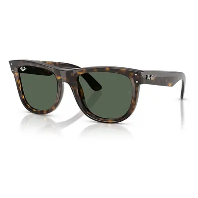 Ray-Ban Sunglasses Unisex Wayfarer Reverse - Dark Havana Frame Green Lenses 53-20