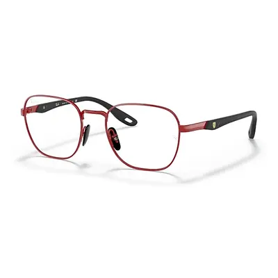 Ray-Ban Eyeglasses Unisex Rb6484m Scuderia Ferrari Collection - Red Frame Clear Lenses Polarized