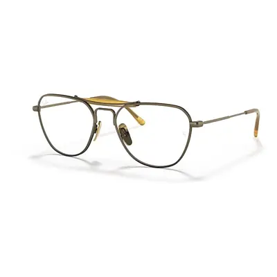 Ray-Ban Eyeglasses Woman Rb8064 Titanium Optics - Gold Frame Clear Lenses 53-17