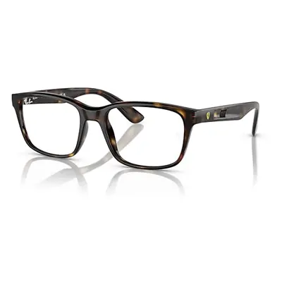 Ray-Ban Eyeglasses Man Rb7221m Optics Scuderia Ferrari Collection - Havana Frame Clear Lenses Po