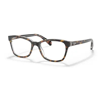 Ray-Ban Eyeglasses Children Rb1591 Optics Kids - Havana On Transparent Frame Clear Lenses Polari