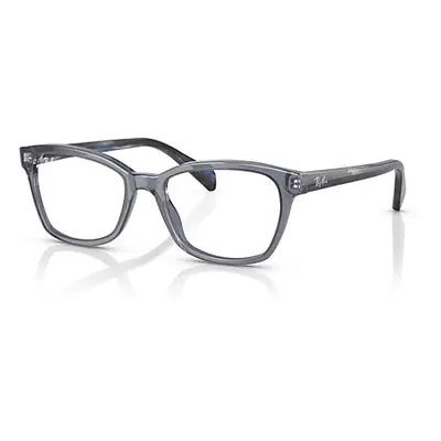 Ray-Ban Eyeglasses Children Rb1591 Optics Kids - Striped Blue Havana Frame Clear Lenses Polarize