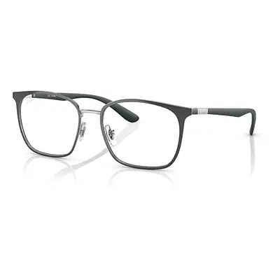 Ray-Ban Eyeglasses Unisex Rb6486 Optics - Green Frame Clear Lenses Polarized 54-17