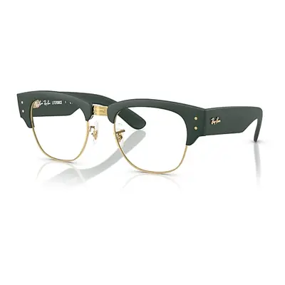 Ray-Ban Eyeglasses Unisex Mega Clubmaster Optics Liteforce - Sand Green Frame Clear Lenses Polar