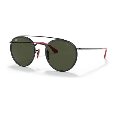 Ray-Ban Sunglasses Man Rb3647m Scuderia Ferrari Collection - Black Frame Green Lenses 51-22