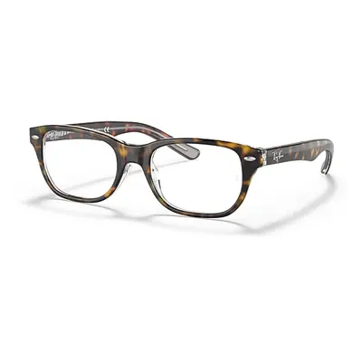 Ray-Ban Eyeglasses Children Rb1555 Optics Kids - Havana On Transparent Frame Clear Lenses Polari