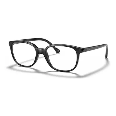 Ray-Ban Eyeglasses Children Rb1900 Optics Kids - Black Frame Clear Lenses Polarized 47-15